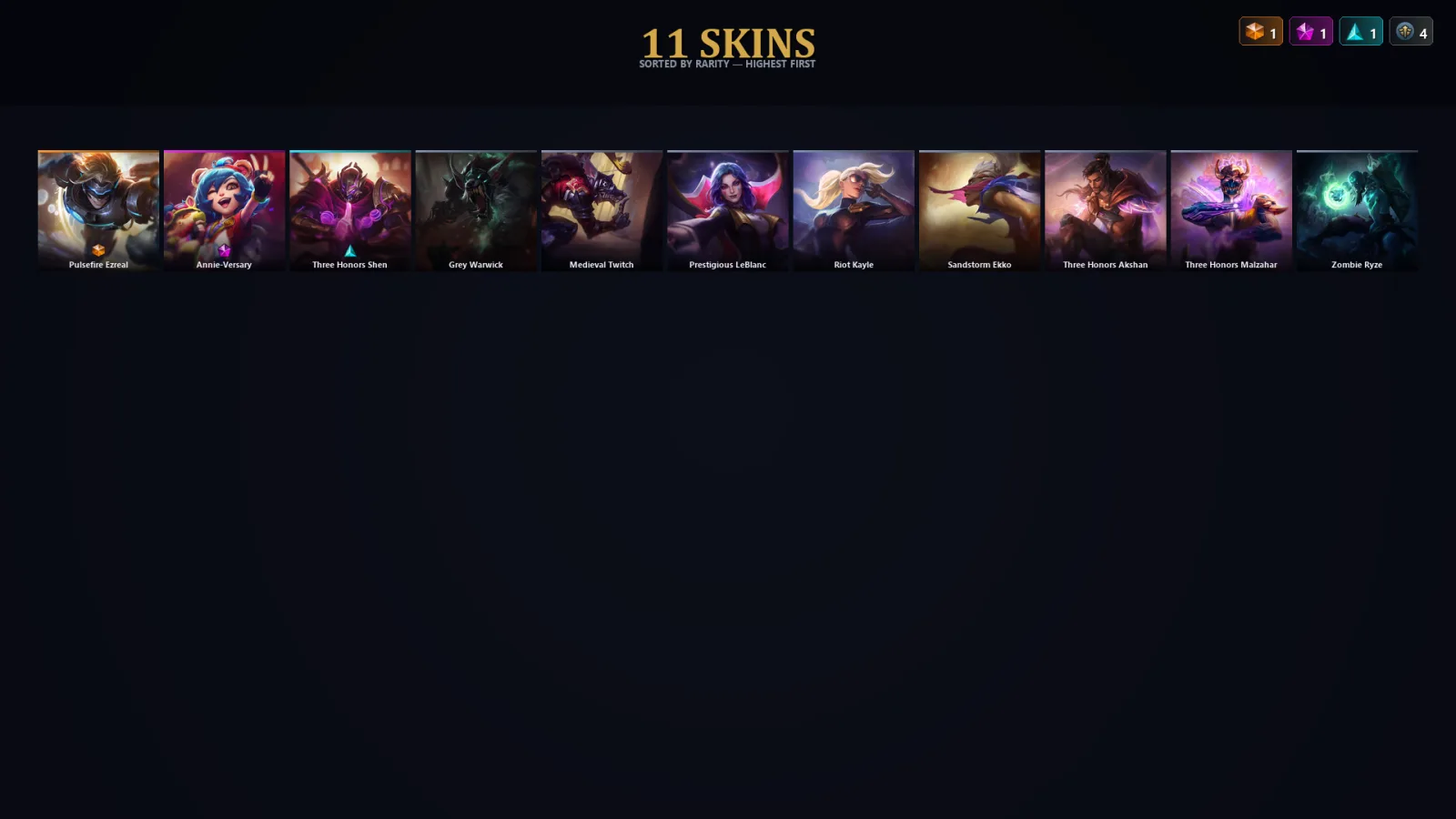 [LoL] | EUW | Level 34 | Bronze III | 45 Champions | 11 Skins — Bronze League of Legends