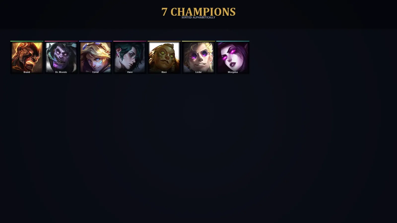 [LoL] | TR | Level 30 | 7 Champions | 20,476 BE