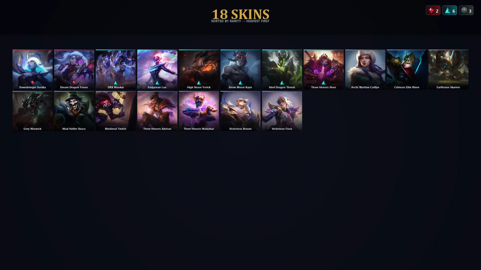 [LoL] | TR | Level 58 | Silver IV | 123 Champions | 18 Skins
