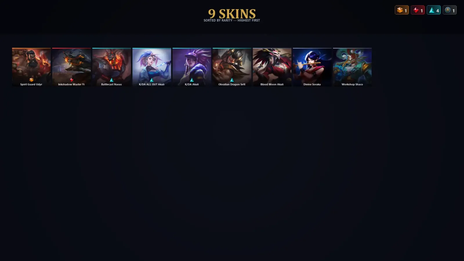 [LoL] | TR | Level 40 | 40 Champions | 9 Skins — LoL account