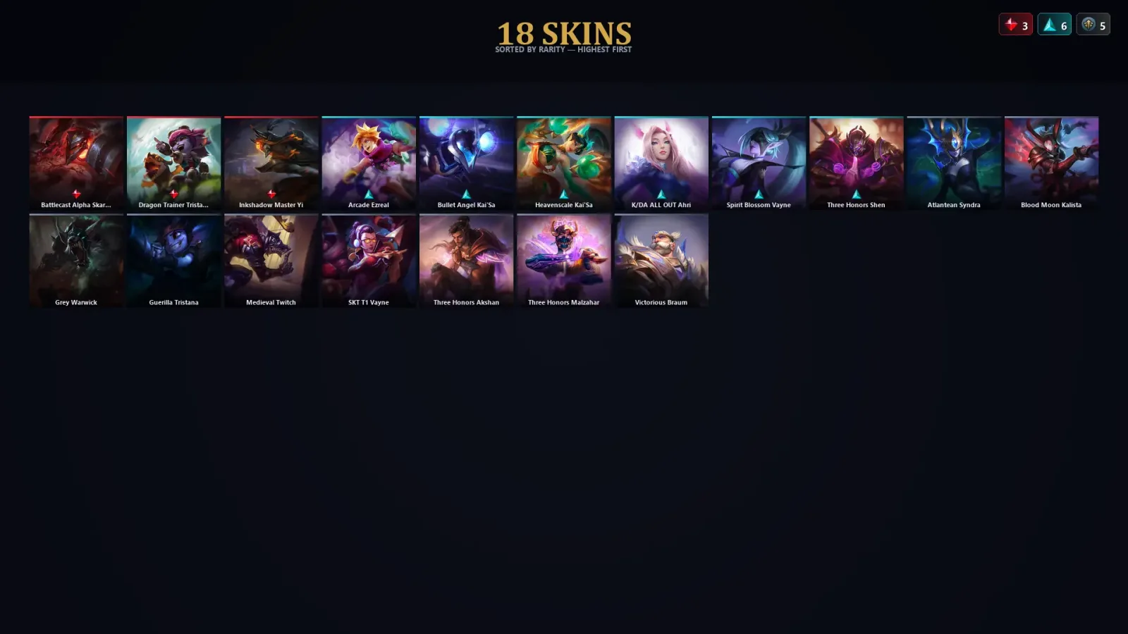 [LoL] | EUW | Level 96 | Diamond I | 106 Champions | 18 Skins