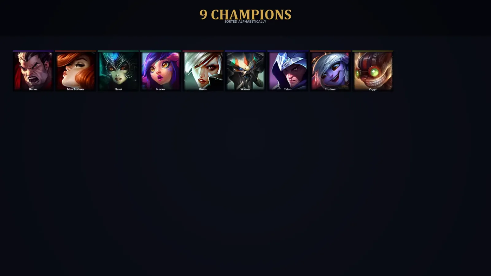 [LoL] | EUW | Level 30 | 9 Champions | 47,330 BE