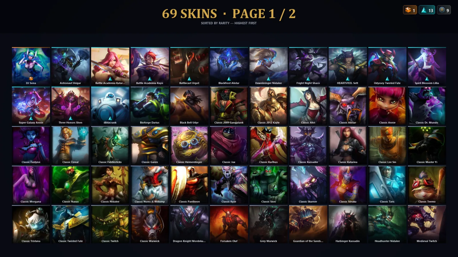 [LoL] | TR | Level 130 | Silver III | 136 Champions | 37 Skins