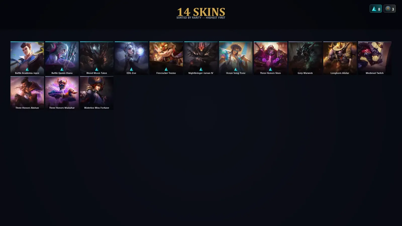 [LoL] | EUW | Level 41 | Emerald II | 101 Champions | 14 Skins