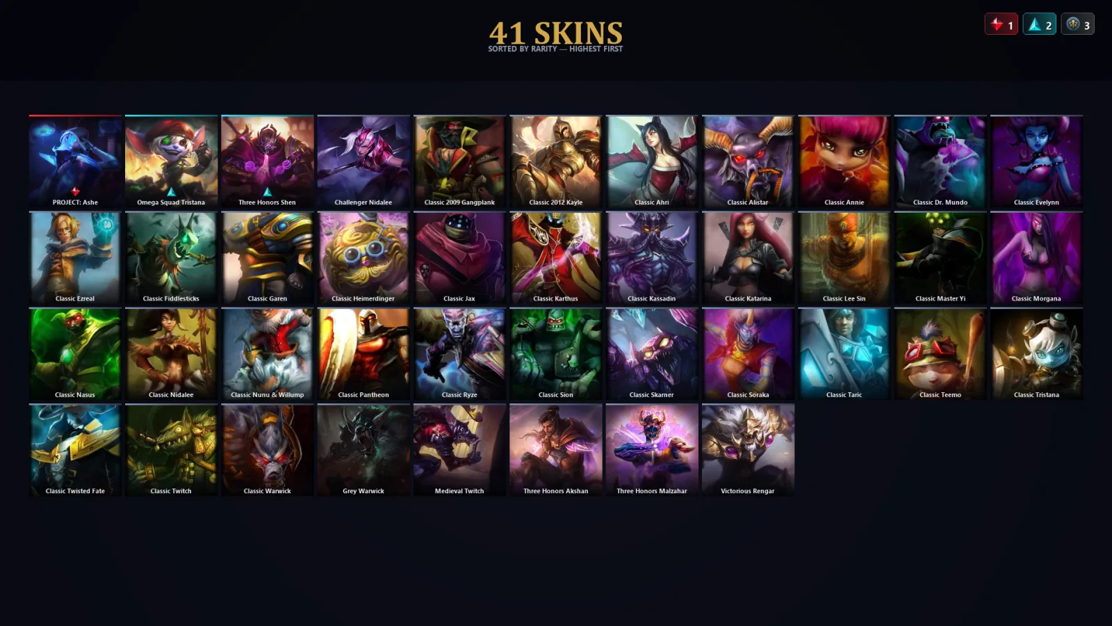 [LoL] | TR | Level 30 | Challenger | 51 Champions | 9 Skins | 25,562 BE
