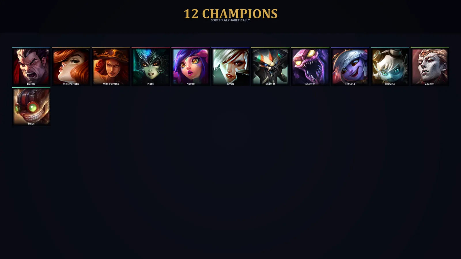 [LoL] | TR | Level 30 | 9 Champions | 47,890 BE
