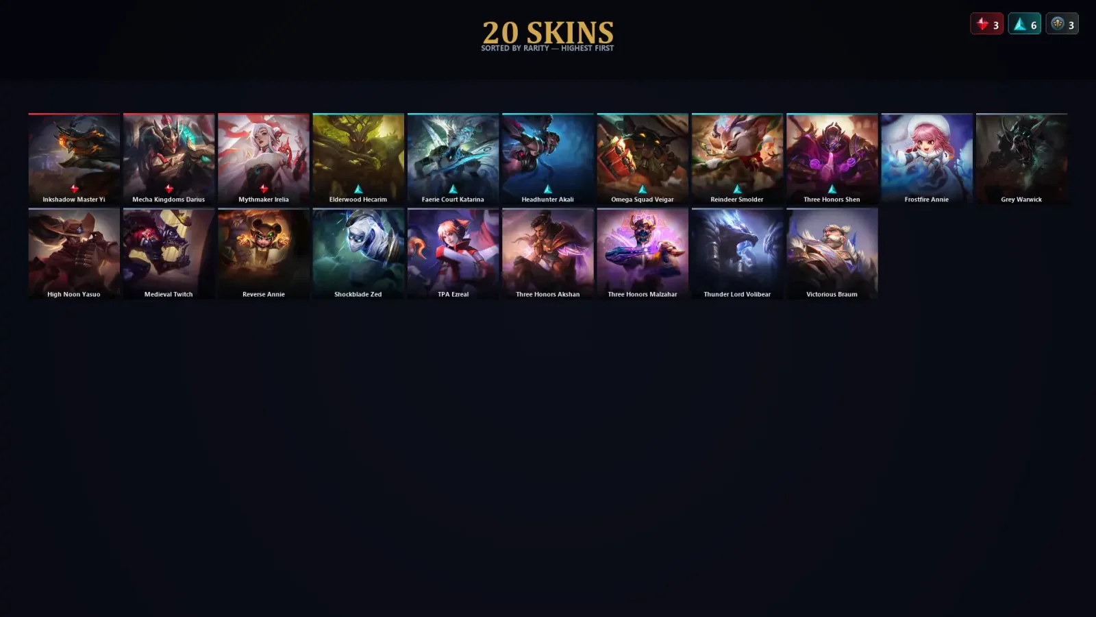 [LoL] | EUW | Level 30 | Master | 89 Champions | 20 Skins | 26,249 BE — LoL account