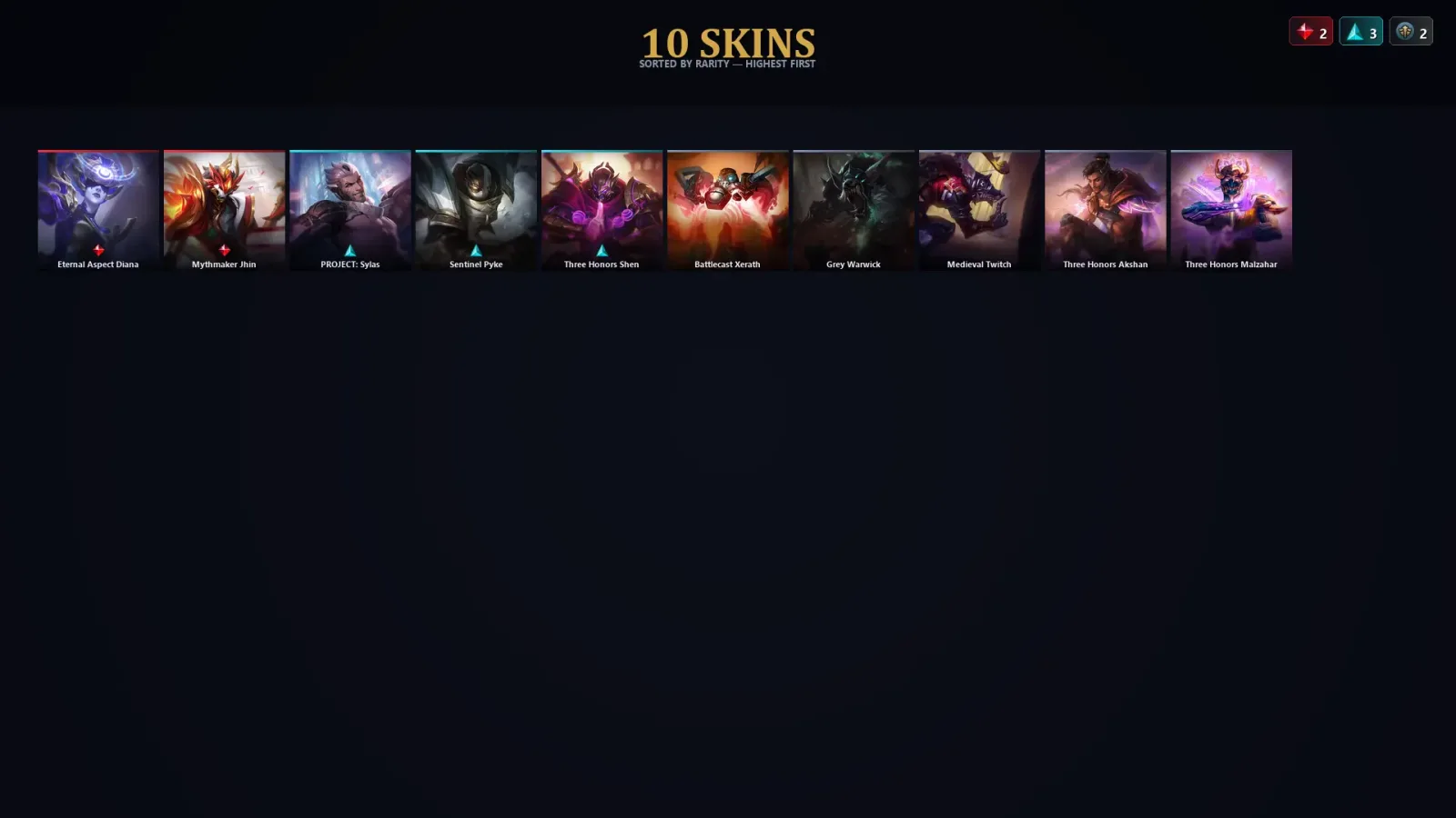 [LoL] | EUW | Level 37 | Platinum II | 42 Champions | 10 Skins