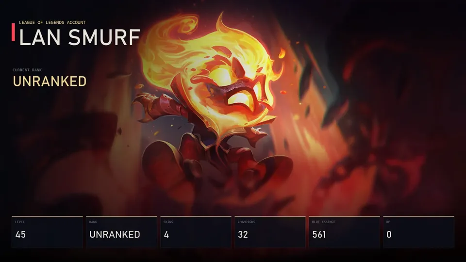 LAN | Infernal Amumu | Dark Star Shaco | Astronaut Bard | Victorious Blitzcrank | Unranked | 4 Skin | 32 Champion — main preview