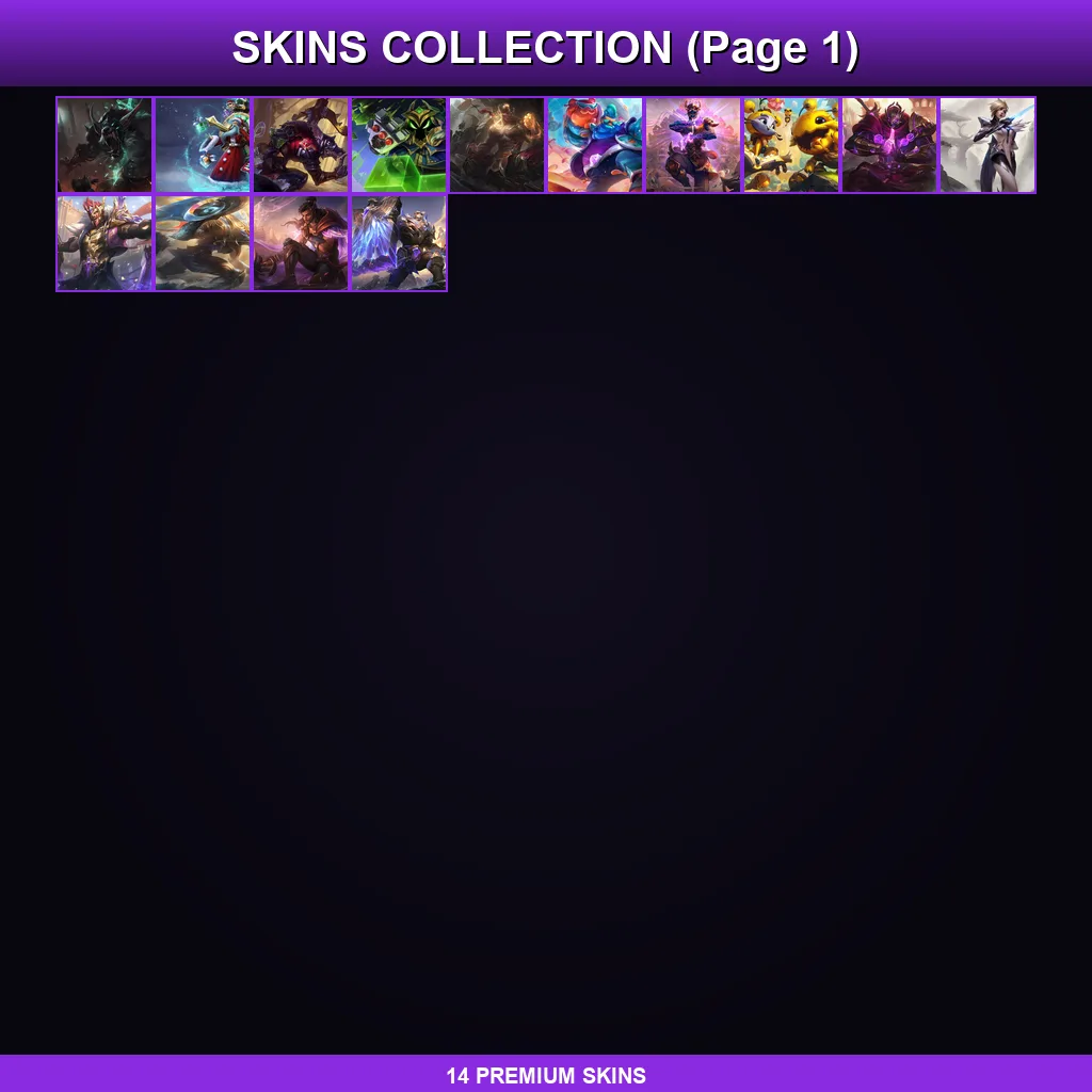 TR | Lv51 | Gold III | 14 Skin | 106 Champ — LoL account