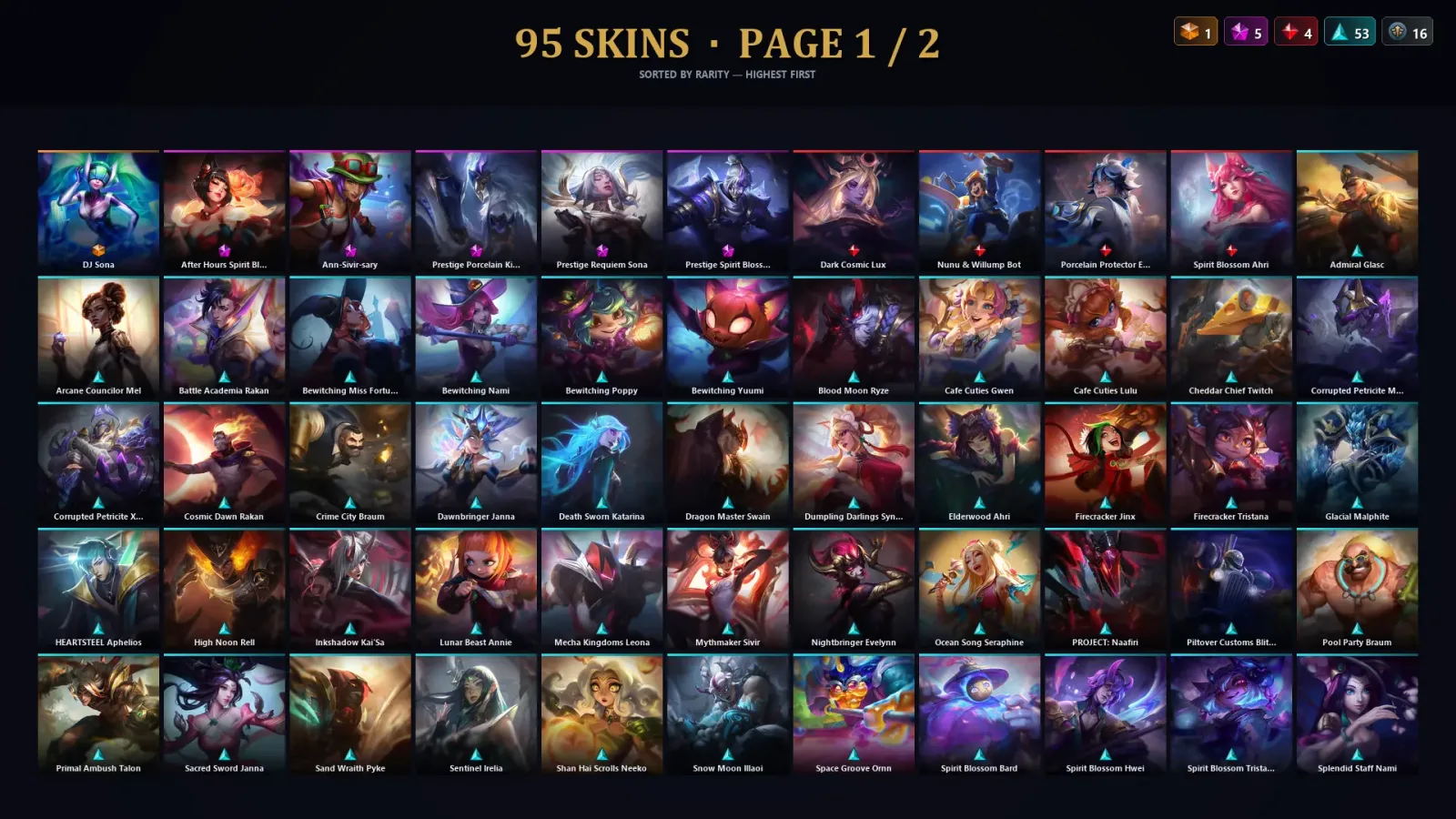 [LoL] | EUW | Level 30 | Master | 142 Champions | 95 Skins | 33,360 BE