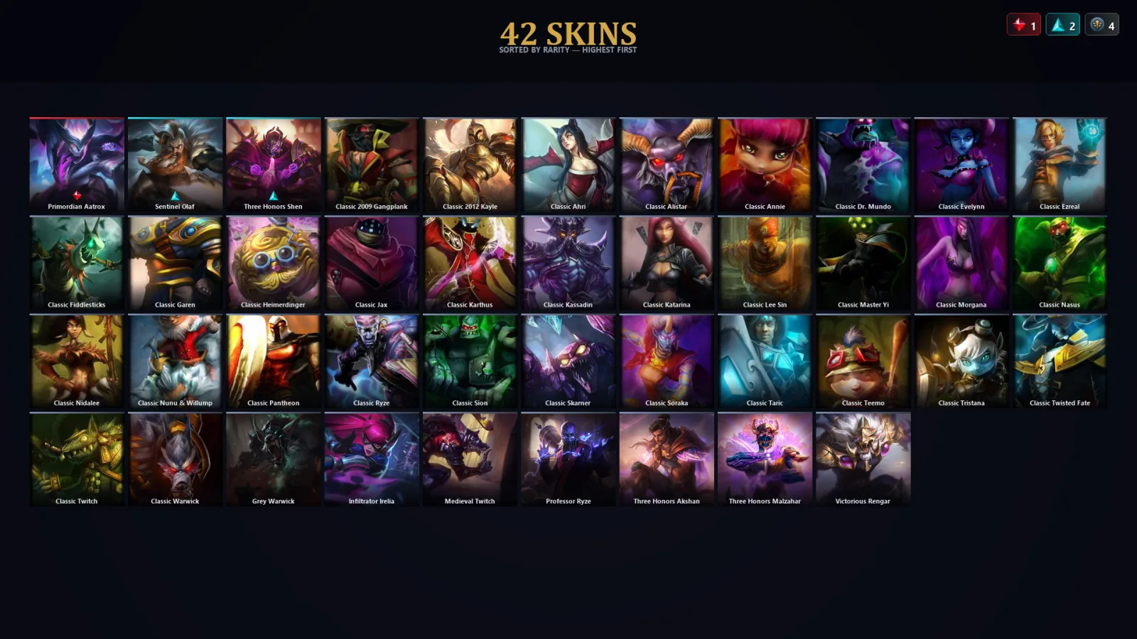 [LoL] | EUW | Level 46 | Emerald IV | 66 Champions | 42 Skins