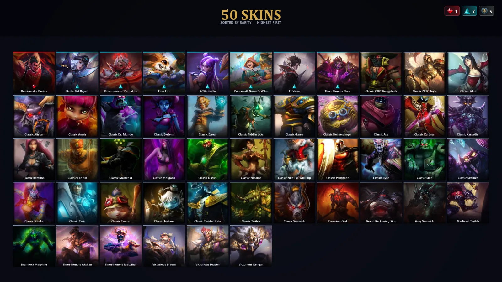 [LoL] | EUW | Level 30 | Emerald II | 147 Champions | 18 Skins | 23,233 BE