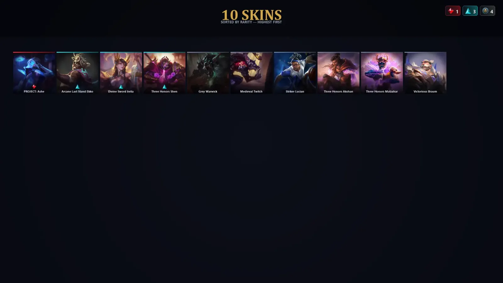 [LoL] | EUW | Level 39 | Diamond IV | 71 Champions | 10 Skins | 35,355 BE
