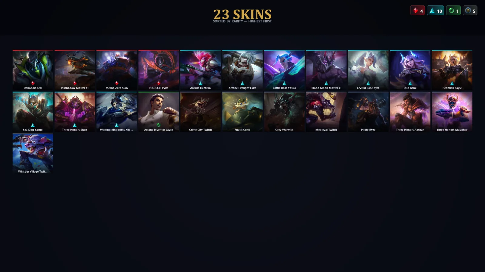 [LoL] | EUW | Level 30 | Master | 78 Champions | 23 Skins
