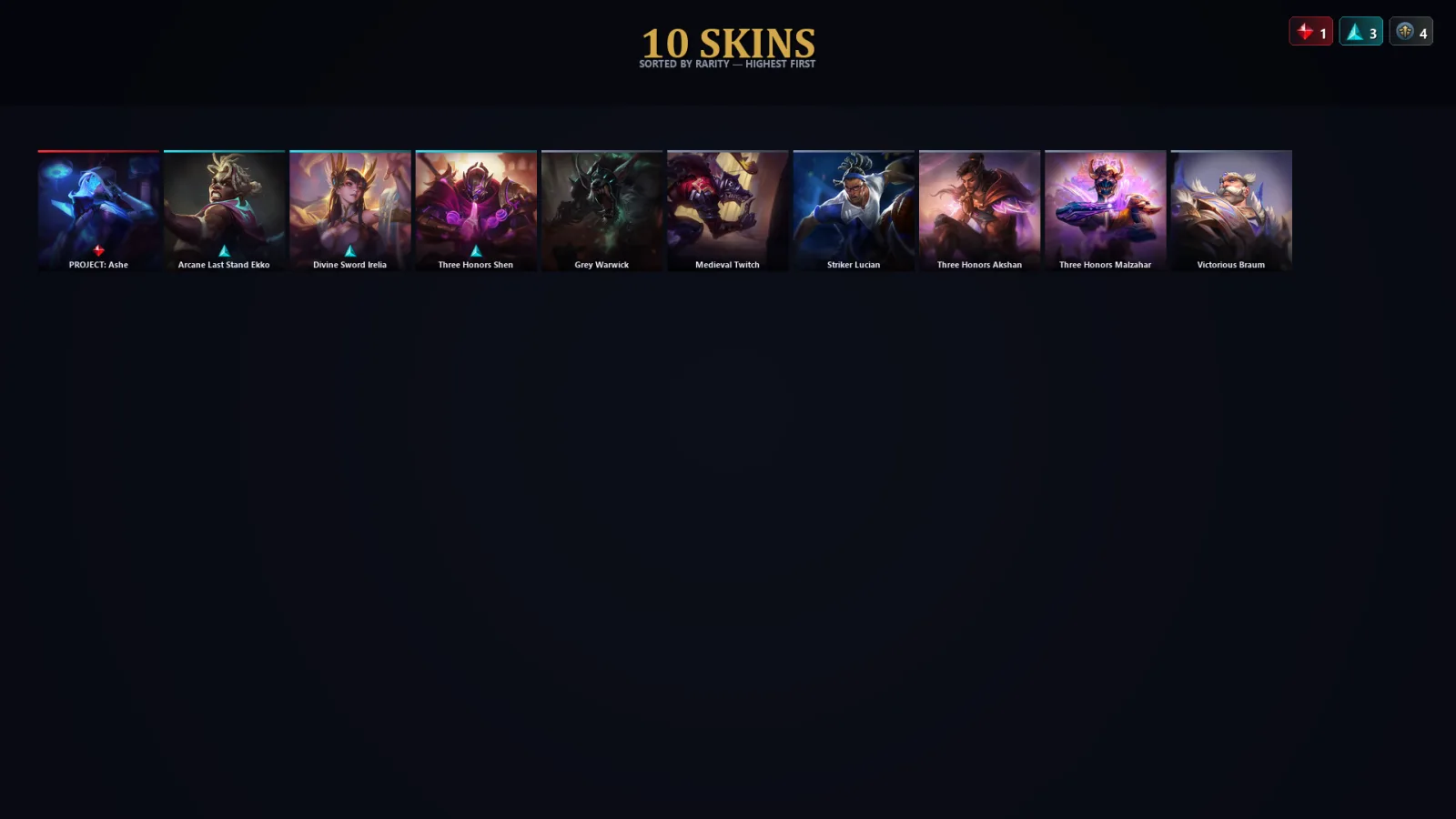 [LoL] | EUW | Level 39 | Diamond IV | 71 Champions | 10 Skins | 35,355 BE