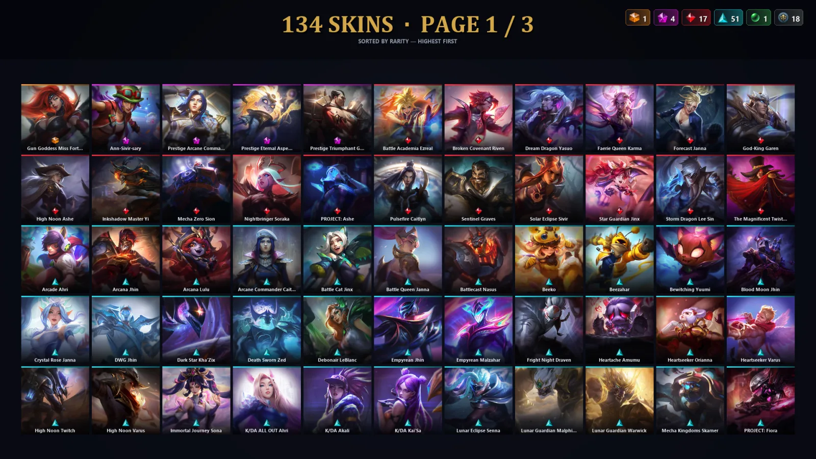 [LoL] | TR | Level 102 | Silver I | 124 Champions | 102 Skins | 39,507 BE
