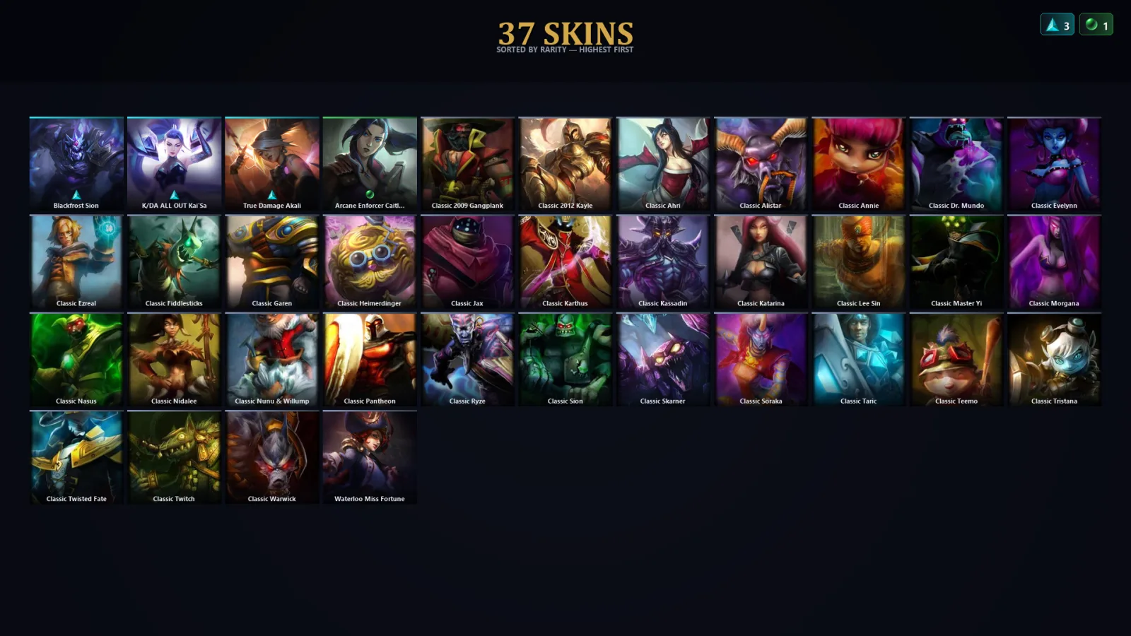 [LoL] | EUW | Level 30 | 69 Champions | 5 Skins