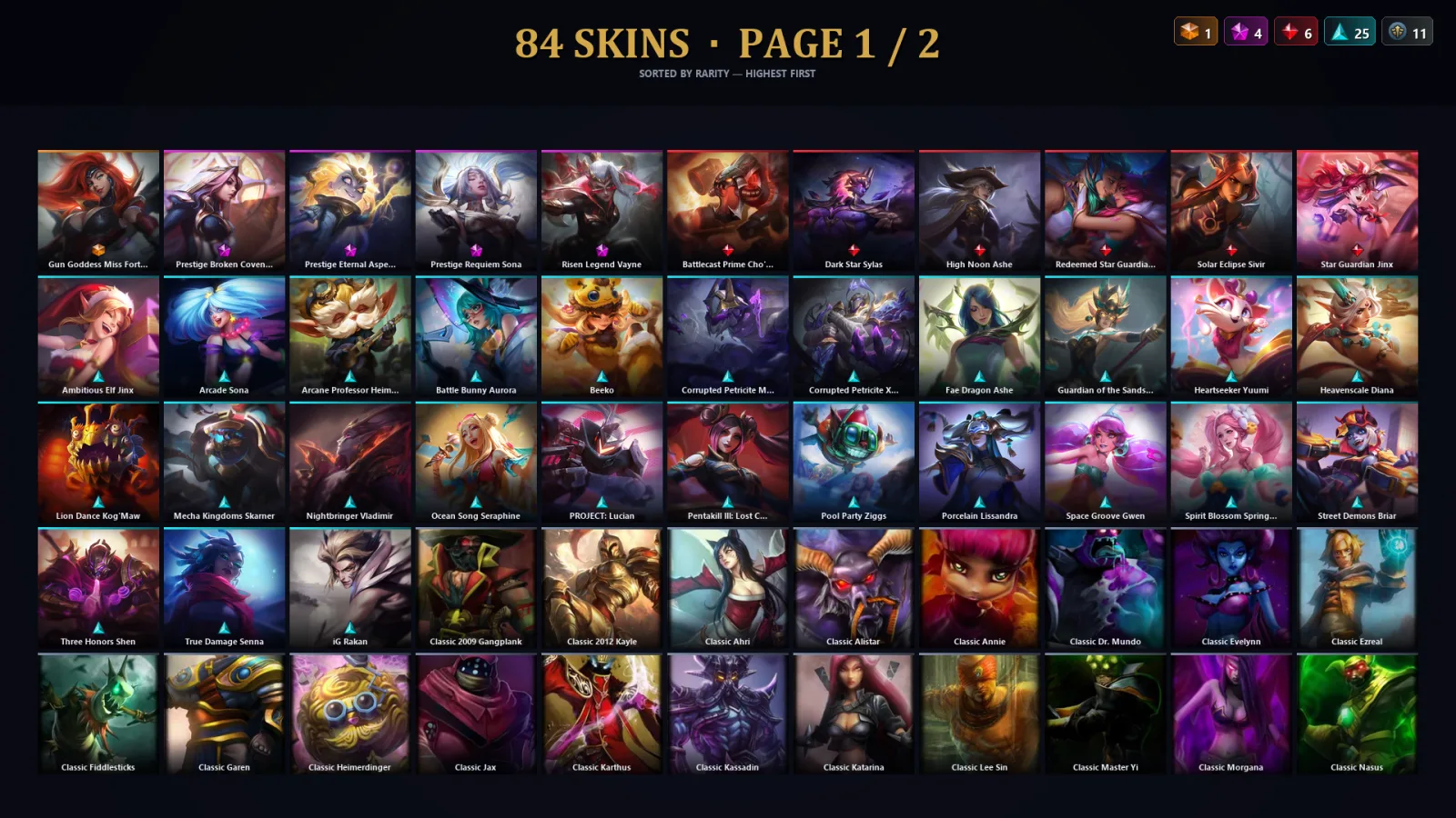 [LoL] | TR | Level 30 | Master | 123 Champions | 84 Skins | 16,085 BE