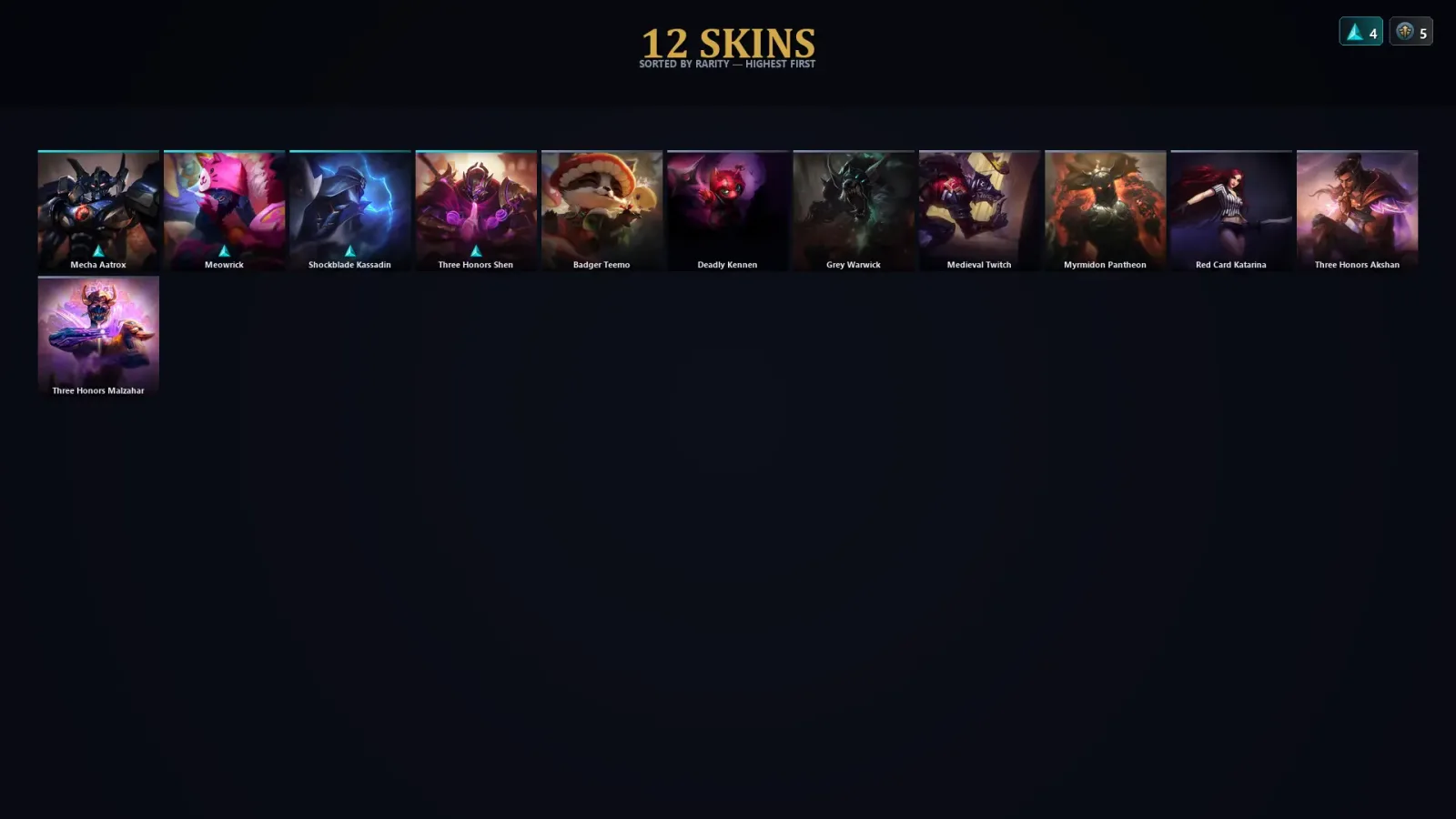 [LoL] | EUW | Level 44 | Silver I | 76 Champions | 12 Skins | 10,163 BE