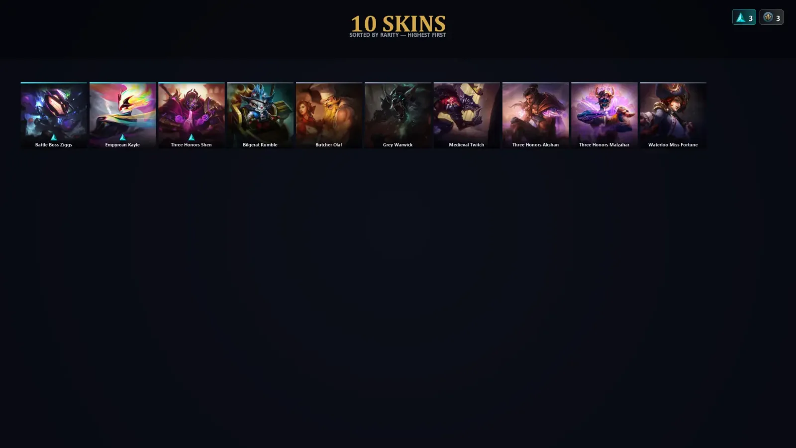 [LoL] | TR | Level 30 | 81 Champions | 10 Skins — LoL account