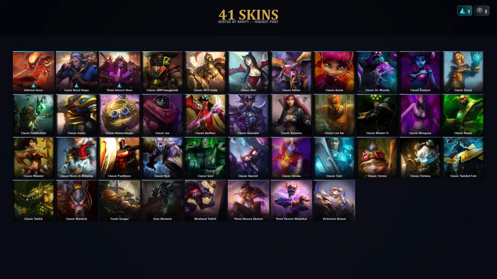 [LoL] | TR | Level 36 | Platinum I | 57 Champions | 9 Skins | 57,309 BE