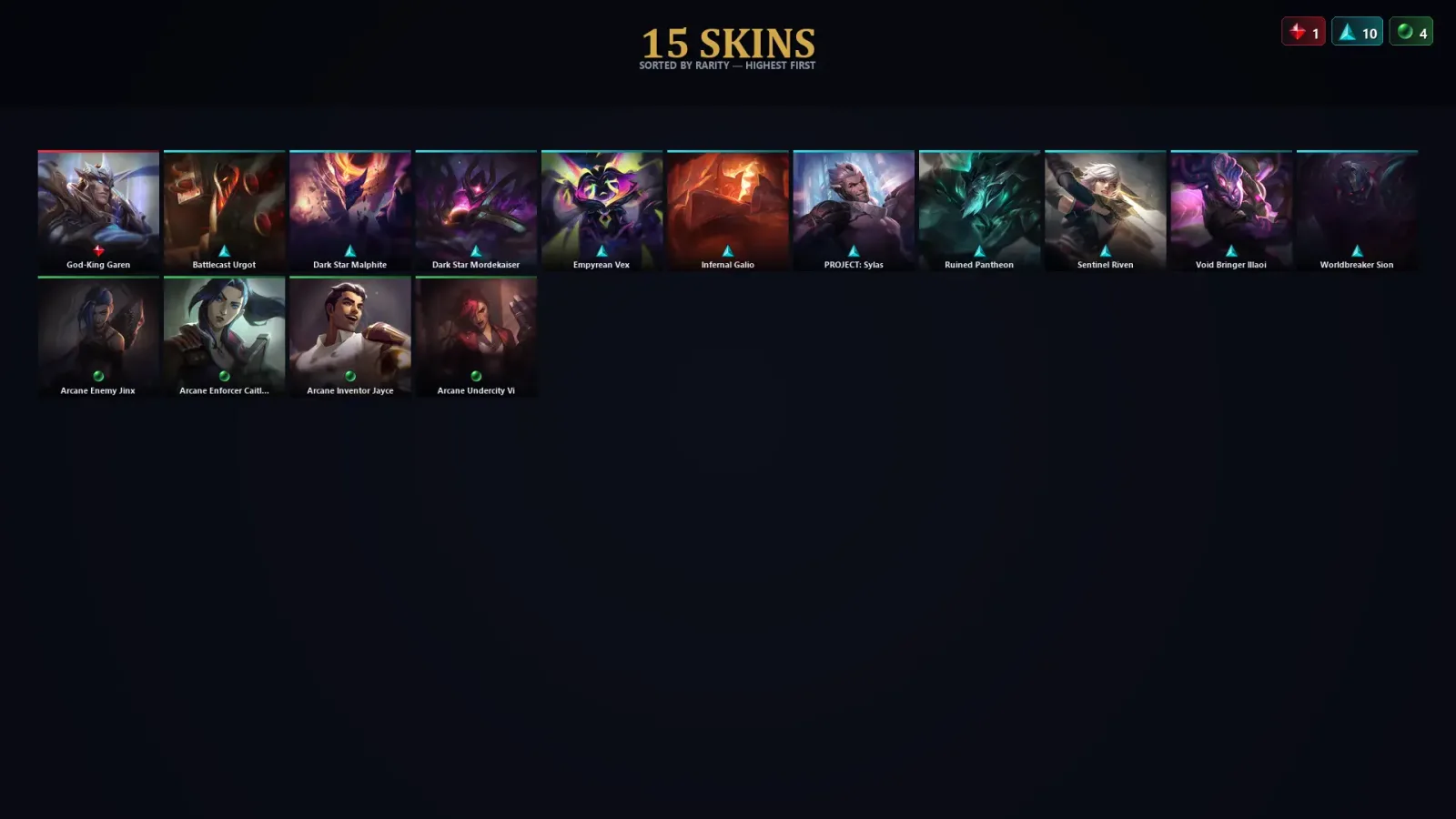 [LoL] | TR | Level 34 | 43 Champions | 15 Skins | 25,340 BE