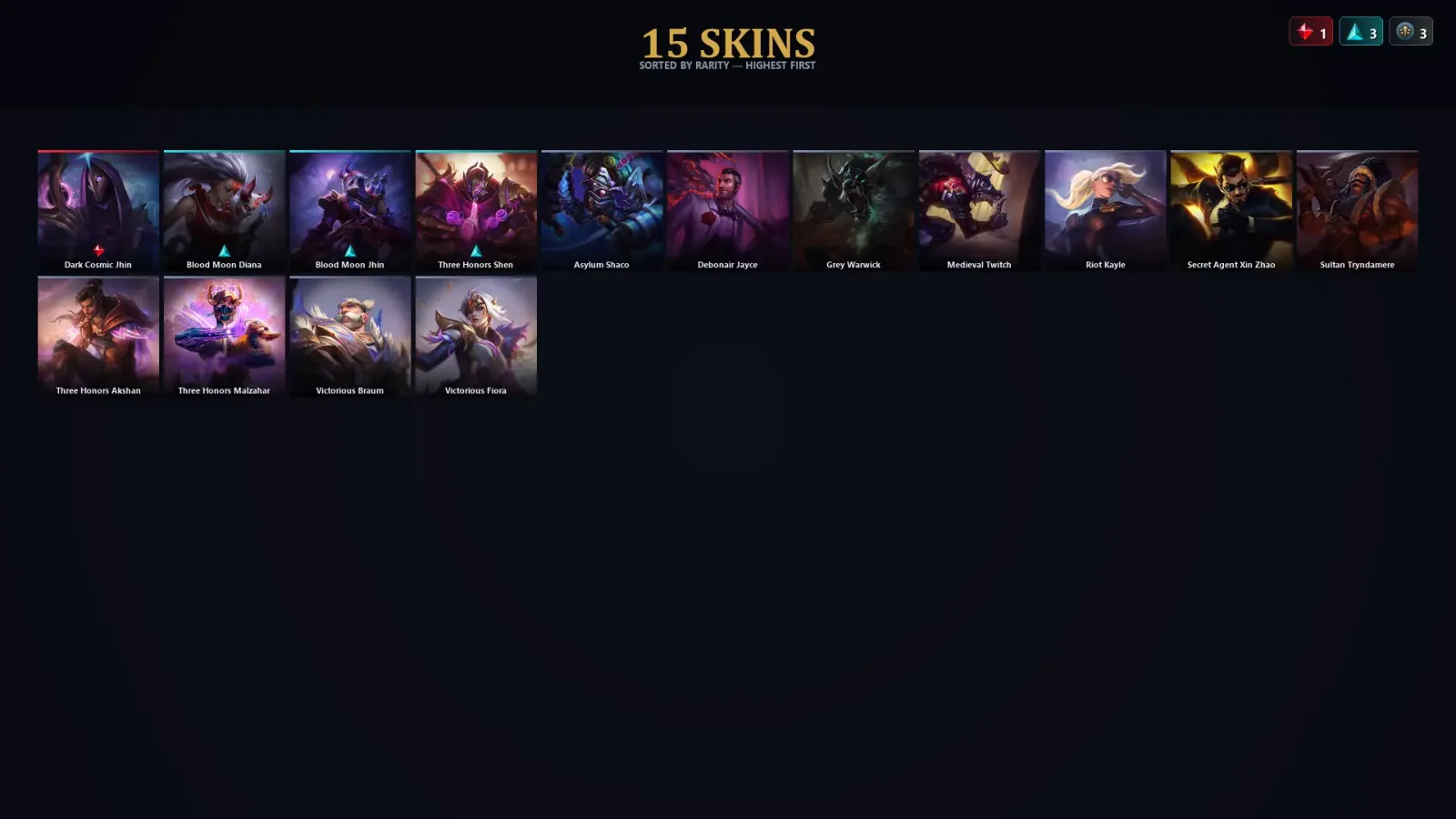 [LoL] | TR | Level 61 | Platinum IV | 76 Champions | 15 Skins — LoL account
