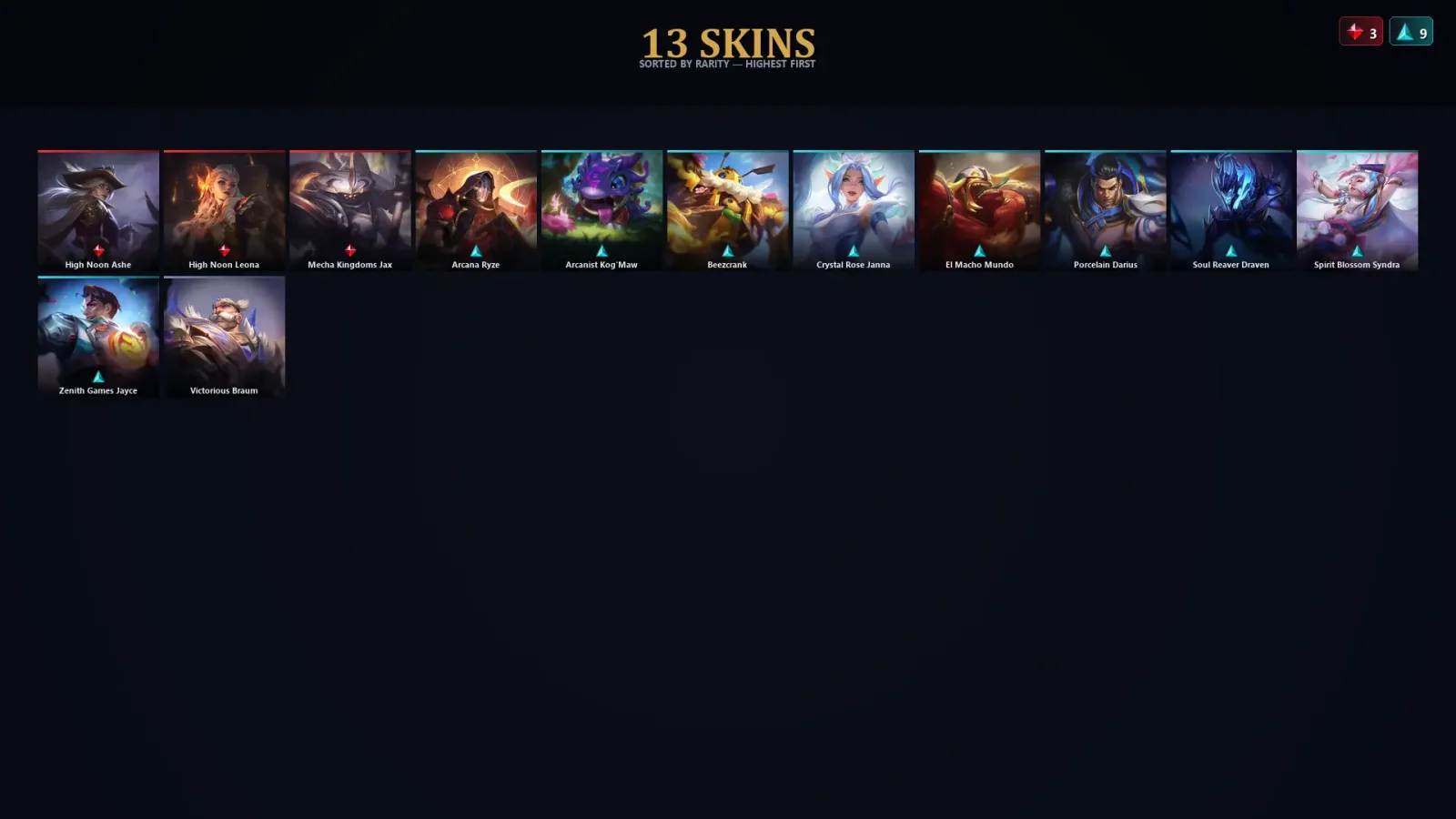 [LoL] | TR | Level 53 | Diamond III | 105 Champions | 13 Skins — LoL account