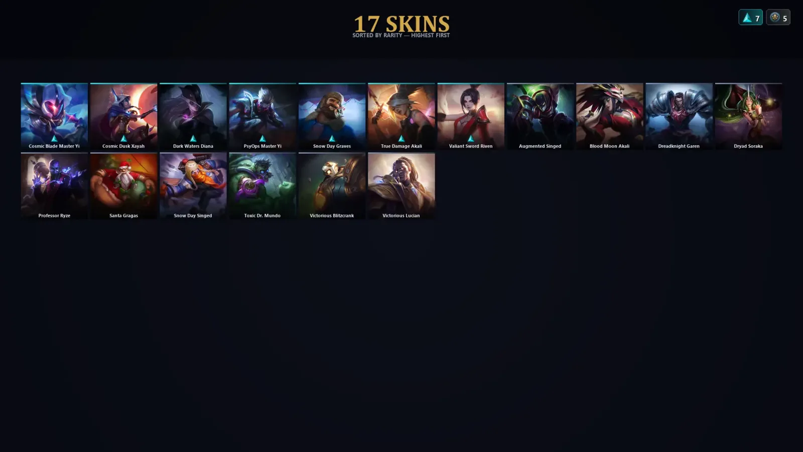 [LoL] | TR | Level 83 | Emerald IV | 73 Champions | 17 Skins — LoL account