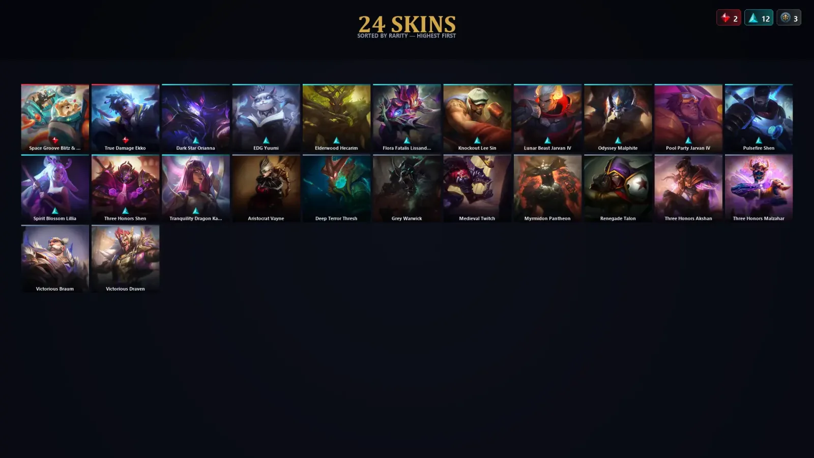 [LoL] | EUW | Level 30 | Master | 90 Champions | 24 Skins — LoL account
