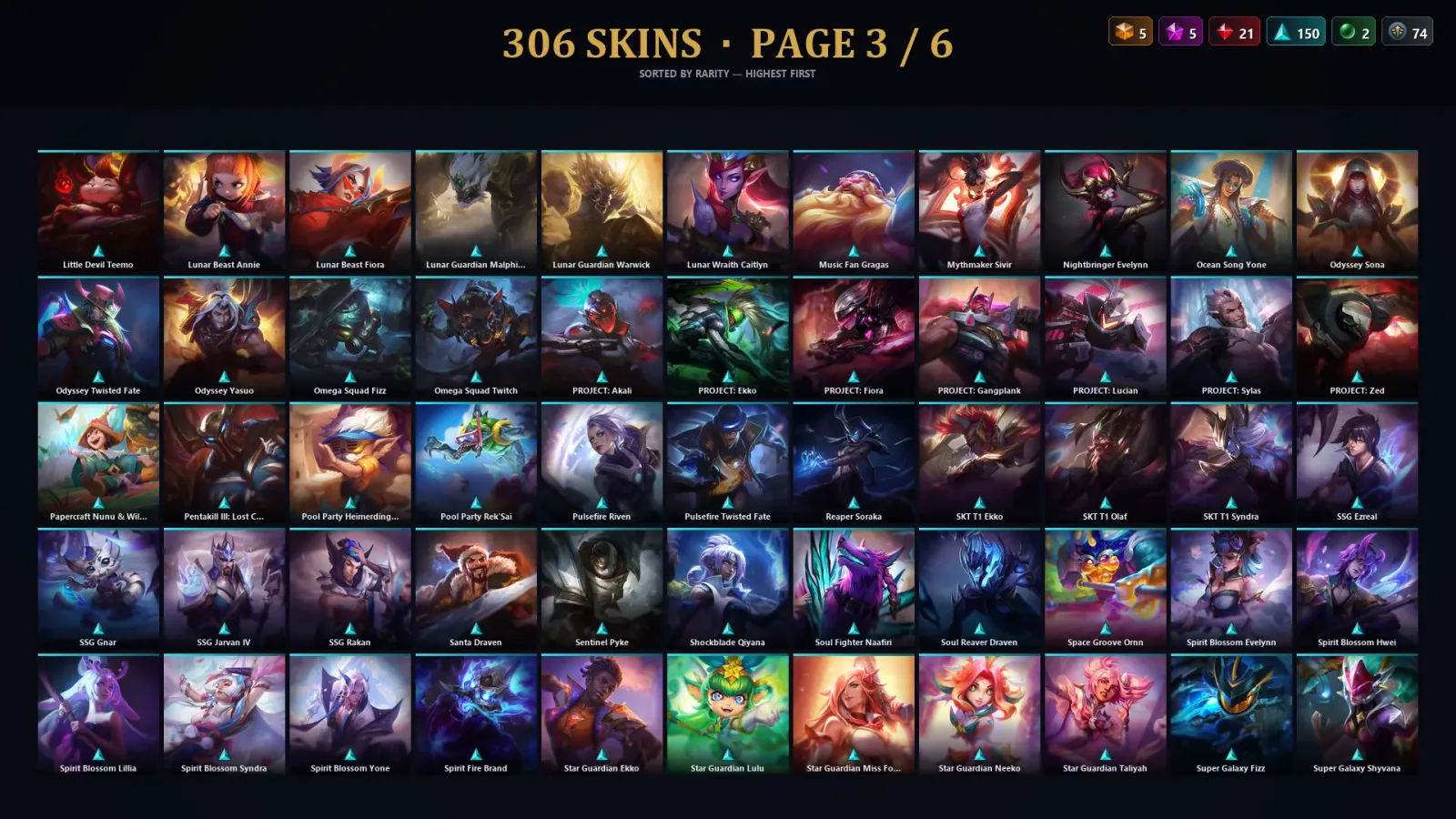 [LoL] | TR | Level 30 | Challenger | 172 Champions | 306 Skins | 133,970 BE — LoL account