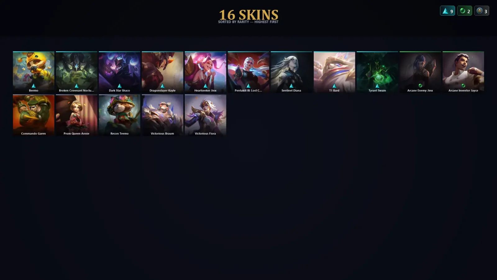 [LoL] | EUW | Level 90 | Emerald IV | 75 Champions | 16 Skins | 16,901 BE — LoL account