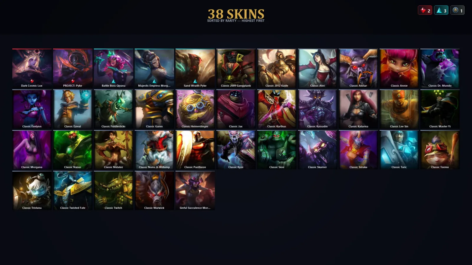 [LoL] | TR | Level 32 | 23 Champions | 6 Skins