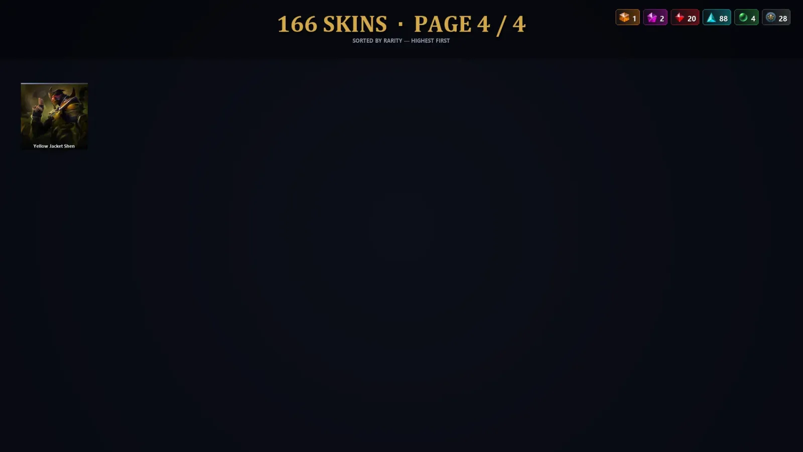 [LoL] | TR | Level 427 | Silver I | 173 Champions | 166 Skins | 33,096 BE