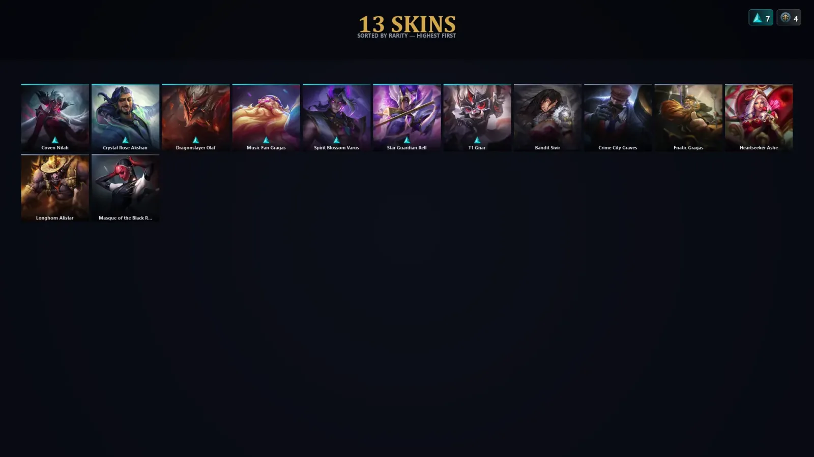 [LoL] | TR | Level 39 | 103 Champions | 13 Skins