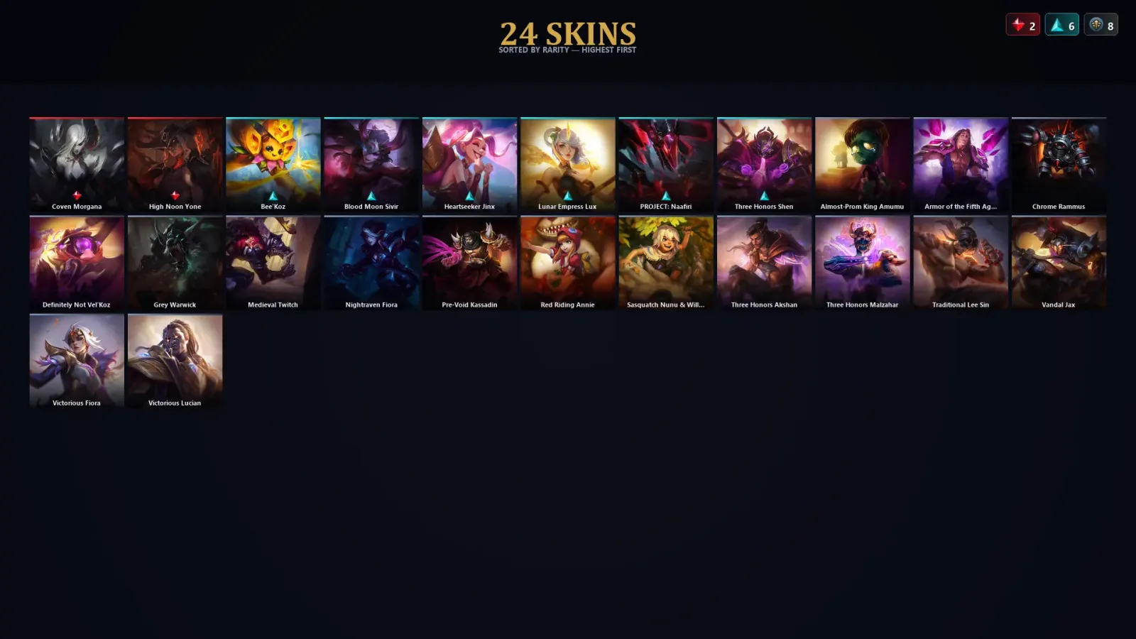 [LoL] | EUW | Level 61 | Emerald III | 95 Champions | 24 Skins — LoL account