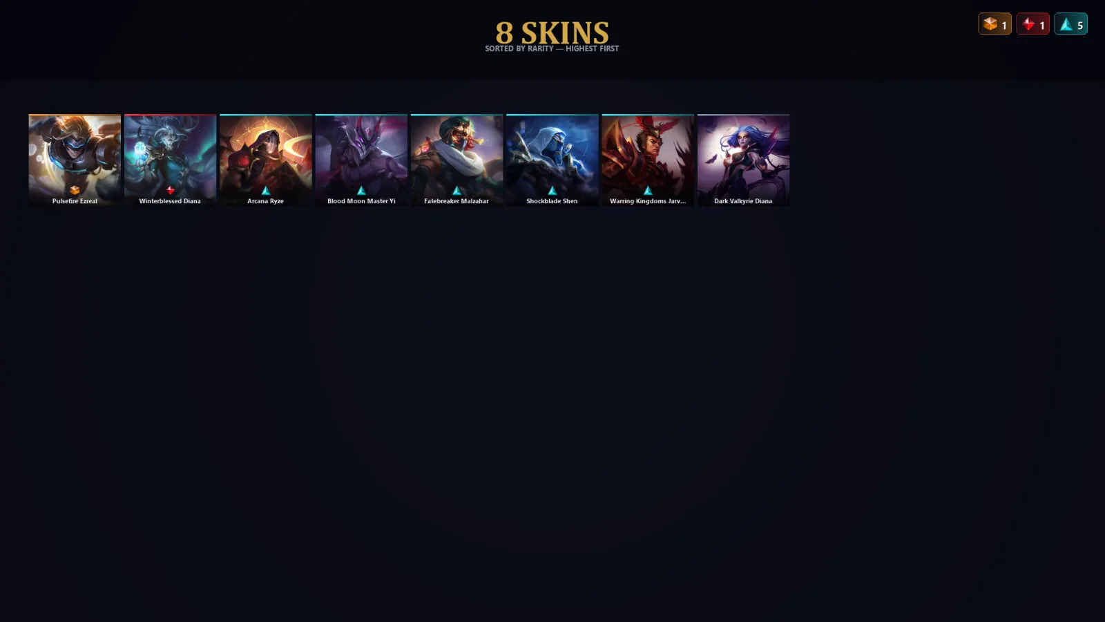 [LoL] | TR | Level 46 | Silver I | 49 Champions | 8 Skins | 16,875 BE — Silver League of Legends