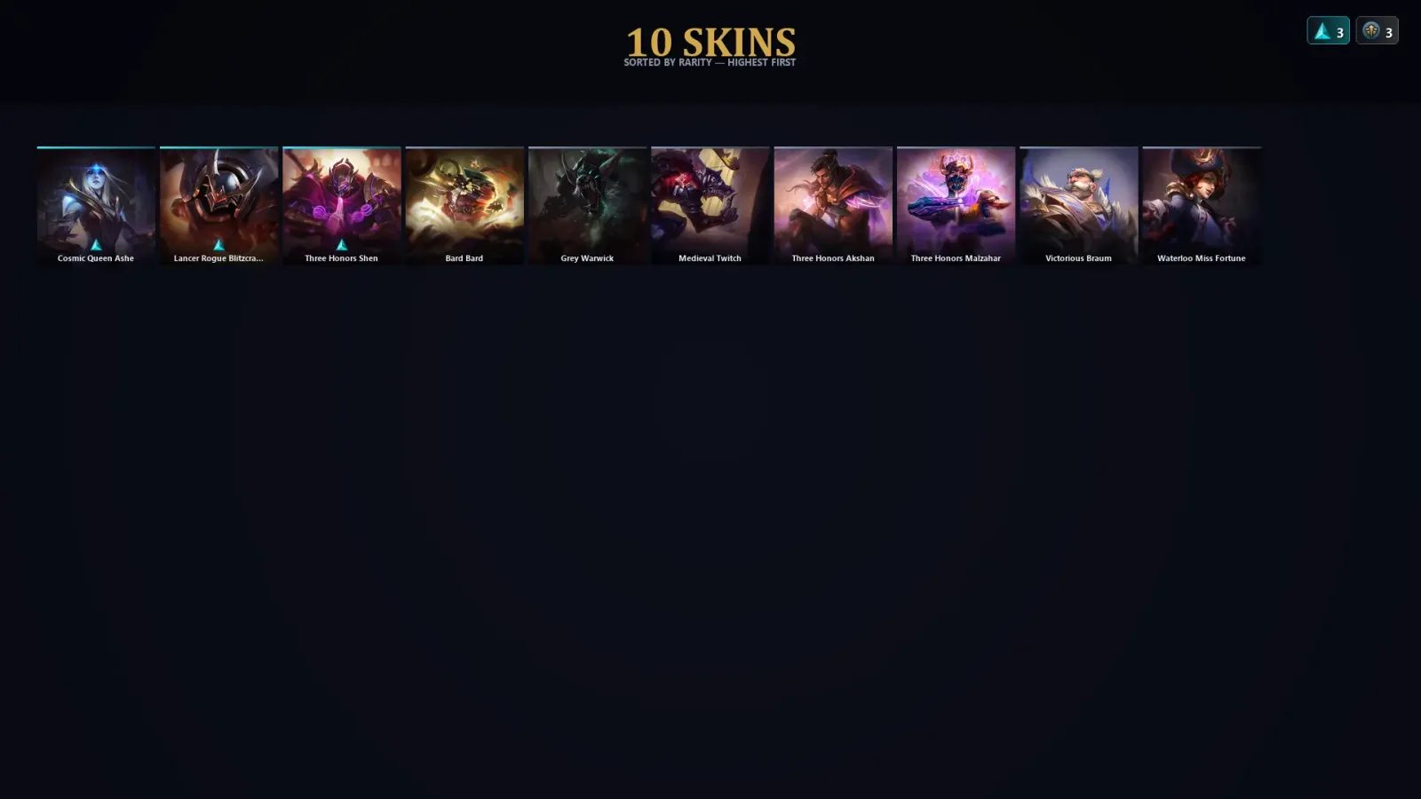[LoL] | EUW | Level 73 | Emerald I | 52 Champions | 10 Skins | 27,106 BE