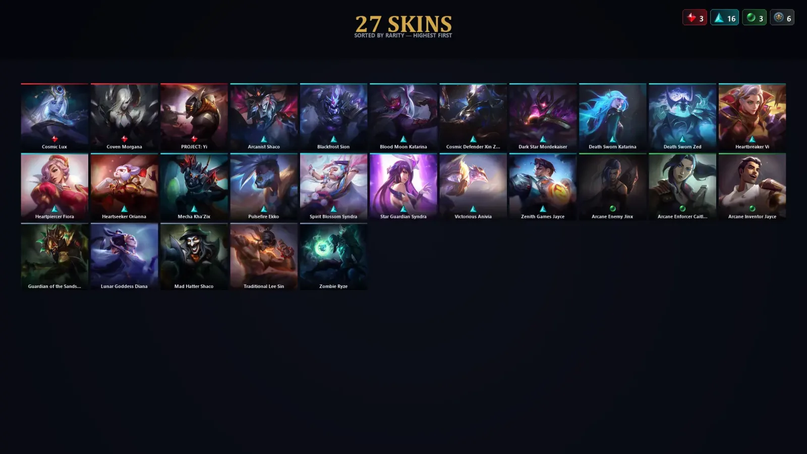 [LoL] | EUW | Level 52 | 84 Champions | 27 Skins — LoL account