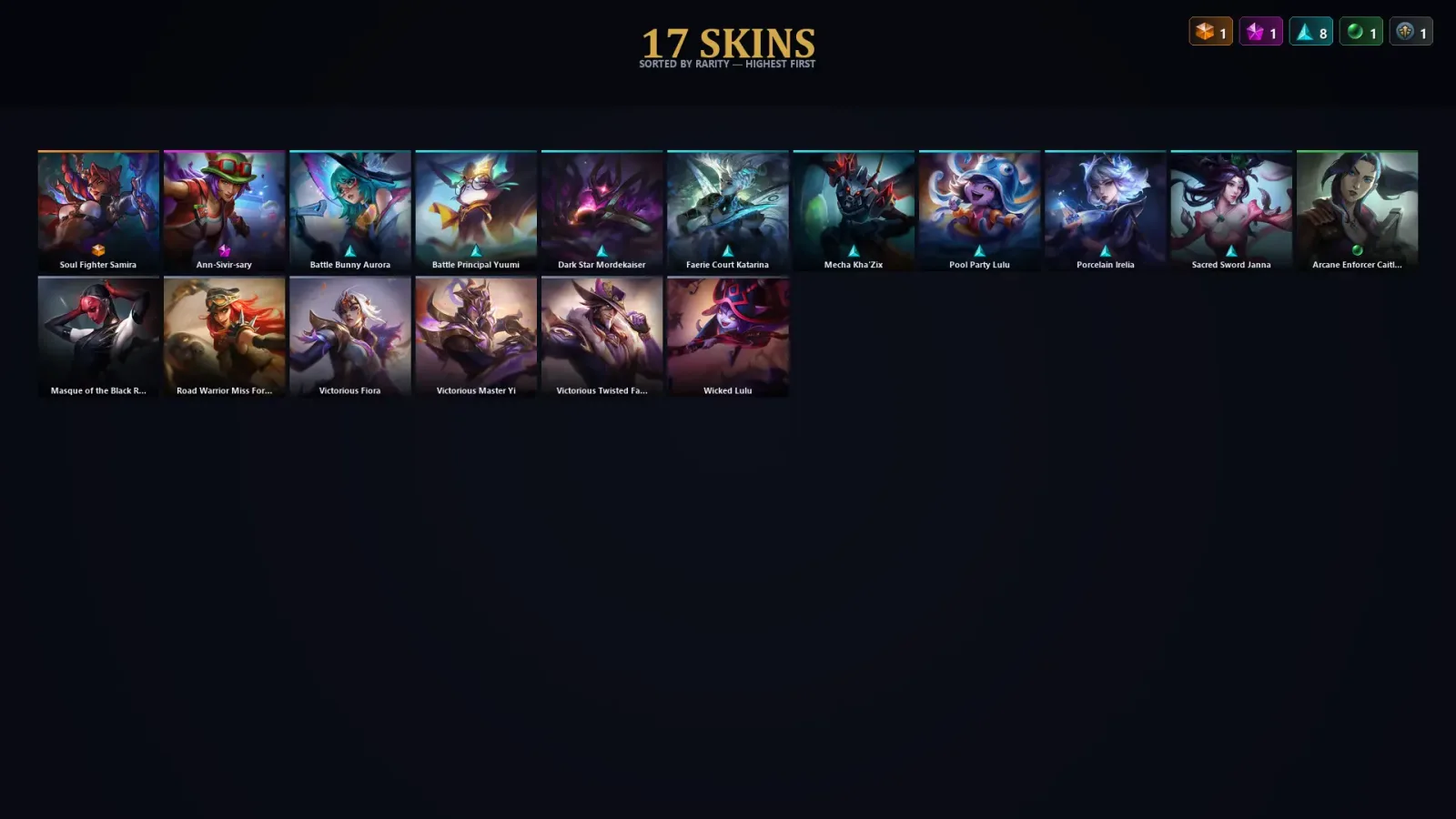 [LoL] | TR | Level 80 | Platinum IV | 67 Champions | 17 Skins | 34,033 BE — LoL account