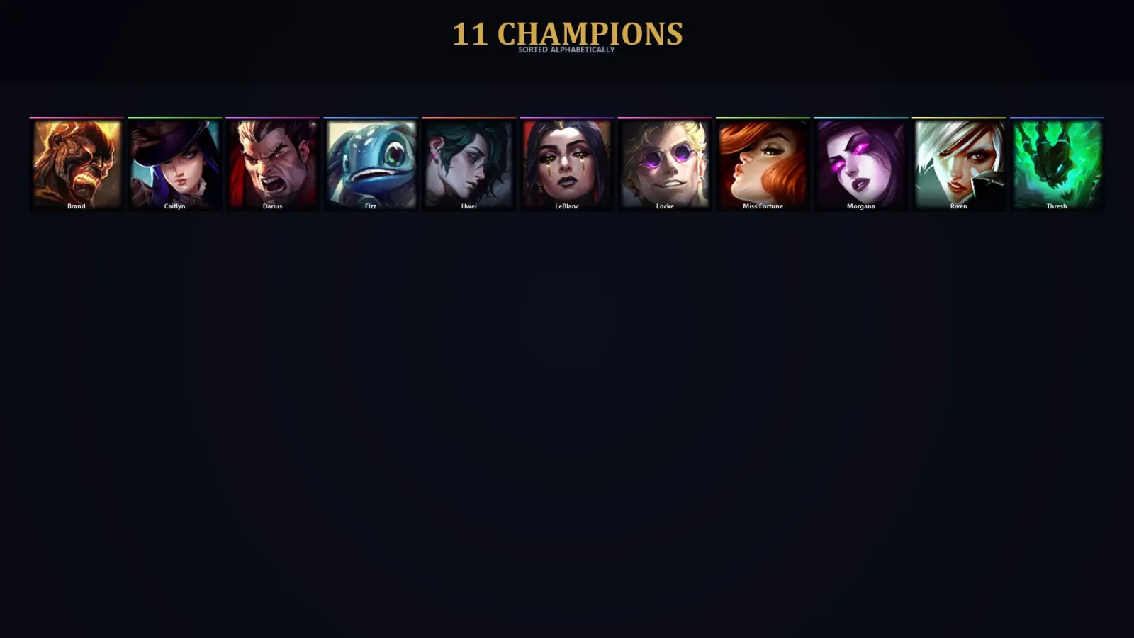 [LoL] | TR | Level 30 | 11 Champions | 49,500 BE