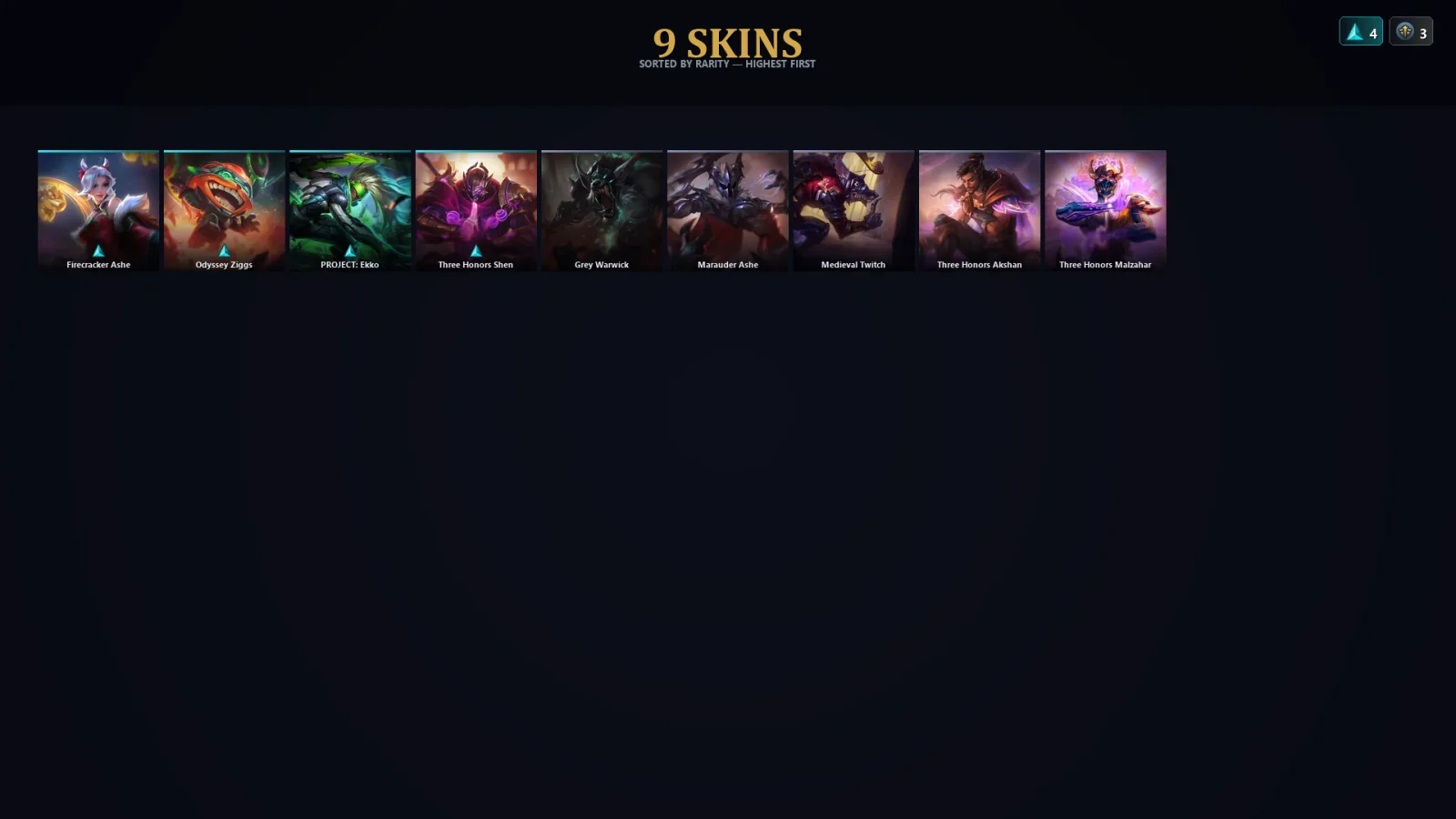 [LoL] | TR | Level 30 | 23 Champions | 9 Skins | 65,200 BE