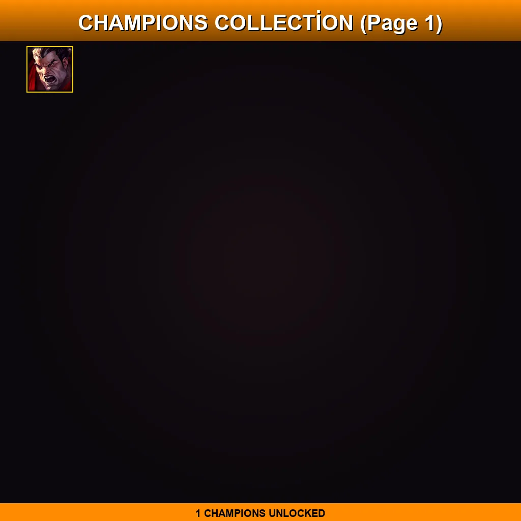 EUNE | Lv50 | Unranked | 0 Skin | 1 Champ — LoL account