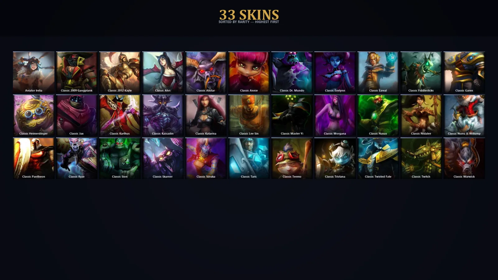 [LoL] | EUW | Level 30 | 14 Champions | 1 Skins | 64,515 BE