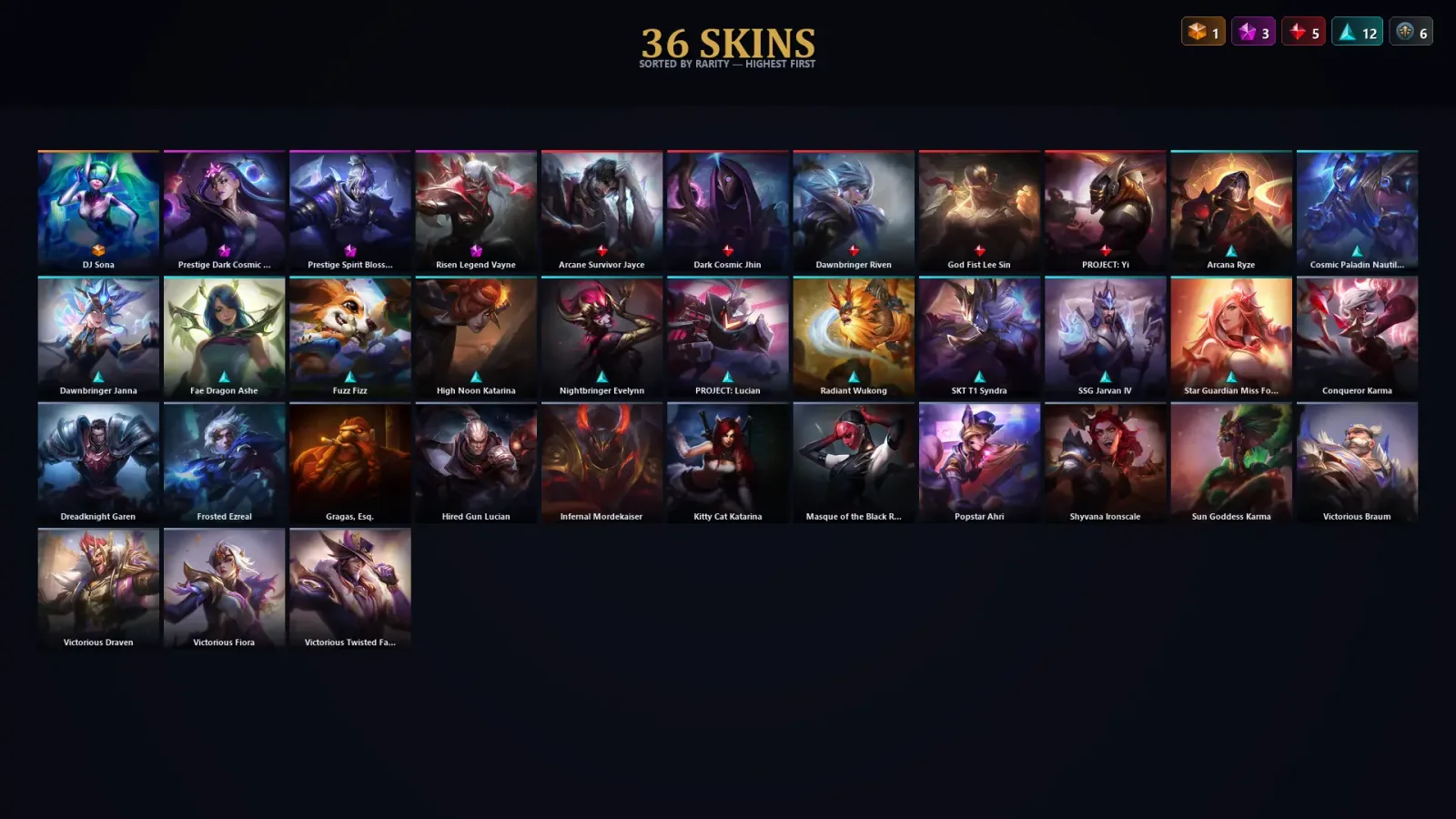 [LoL] | TR | Level 30 | Master | 161 Champions | 36 Skins | 17,456 BE — LoL account
