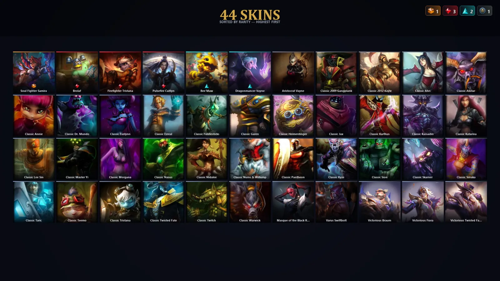 [LoL] | EUW | Level 67 | Emerald I | 71 Champions | 12 Skins | 48,527 BE