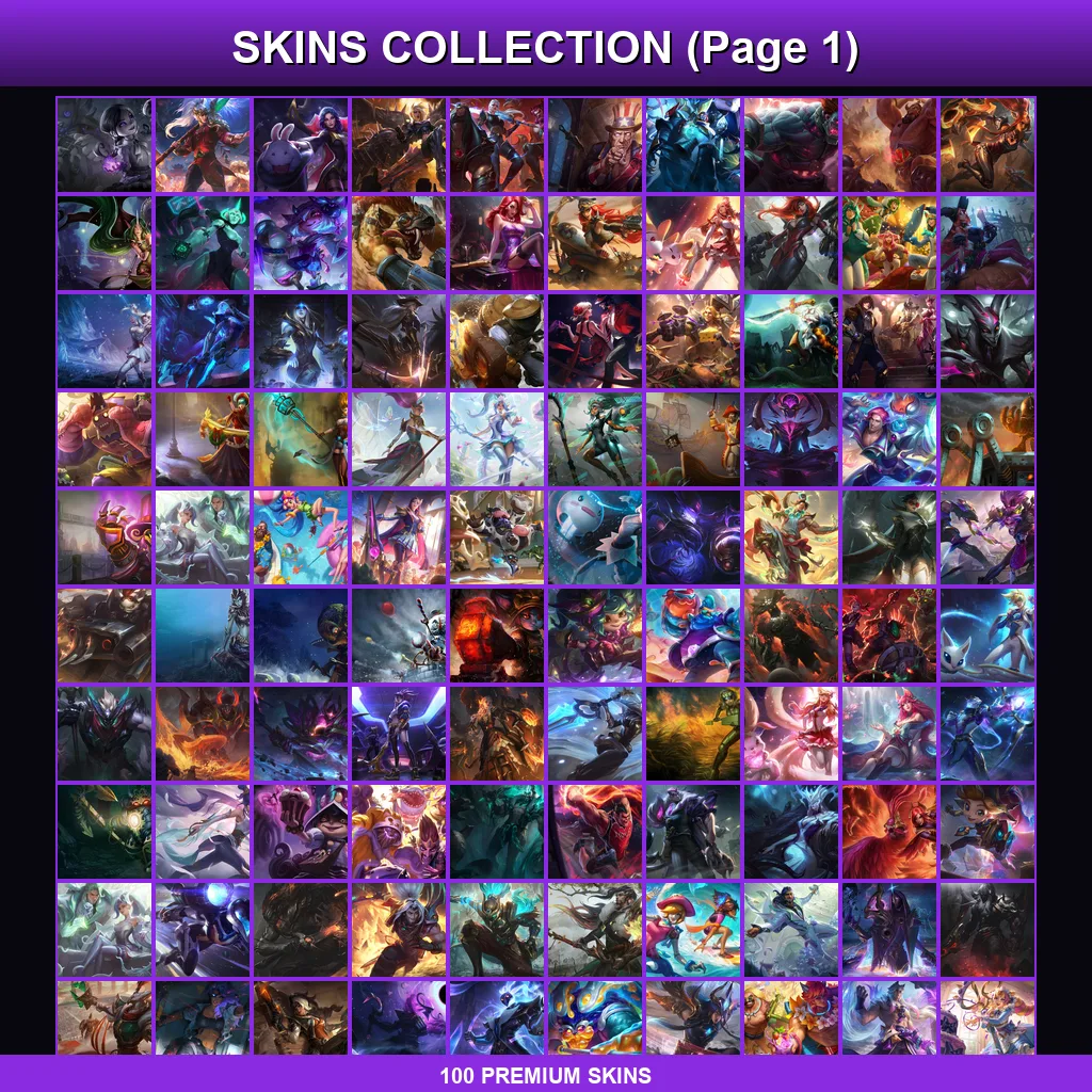 SG | Lv123 | Unranked | 100 Skin | 170 Champ