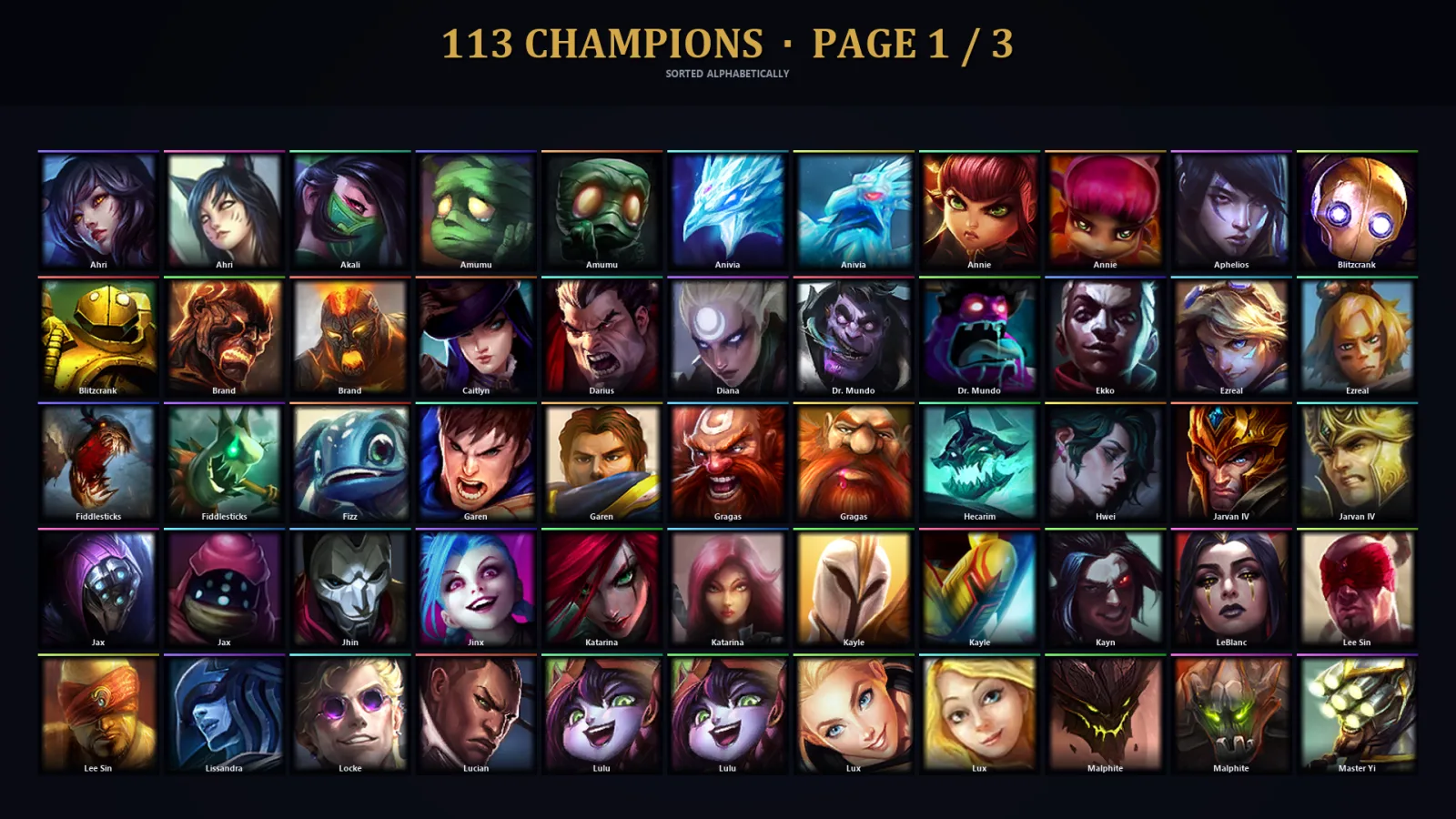 [LoL] | TR | Level 46 | Diamond IV | 80 Champions | 3 Skins