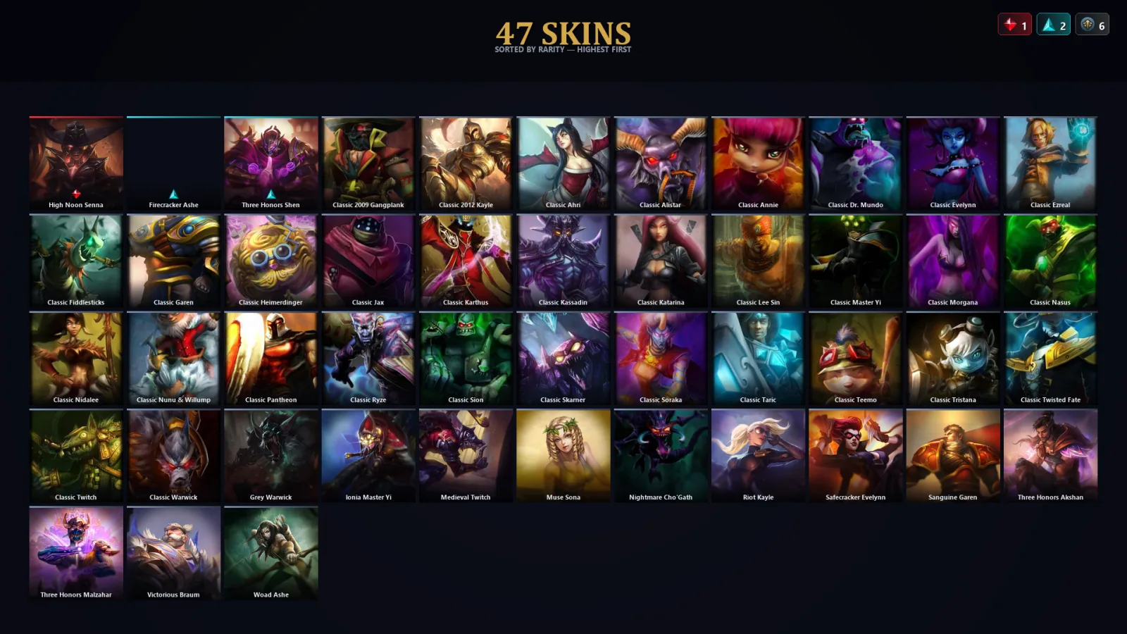 [LoL] | TR | Level 41 | Platinum IV | 61 Champions | 15 Skins